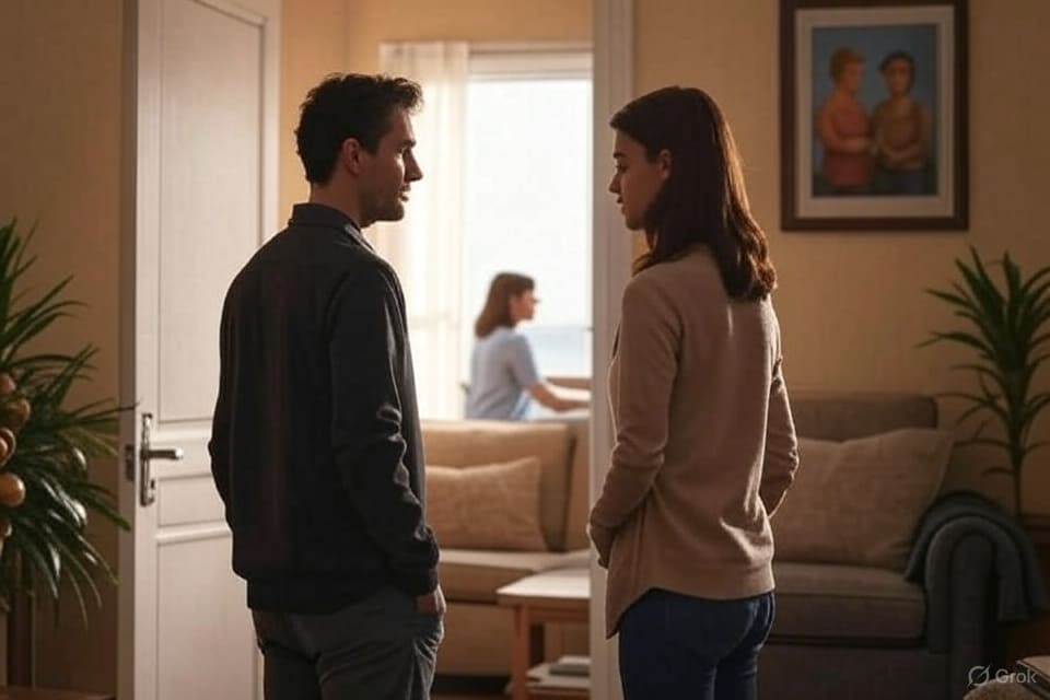 – Мы с Жанной живём тут три недели. А ты где пропадала? – спокойно спросил муж