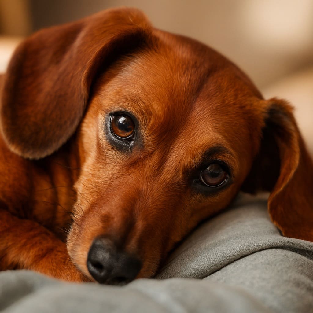 Собака на колёсиках